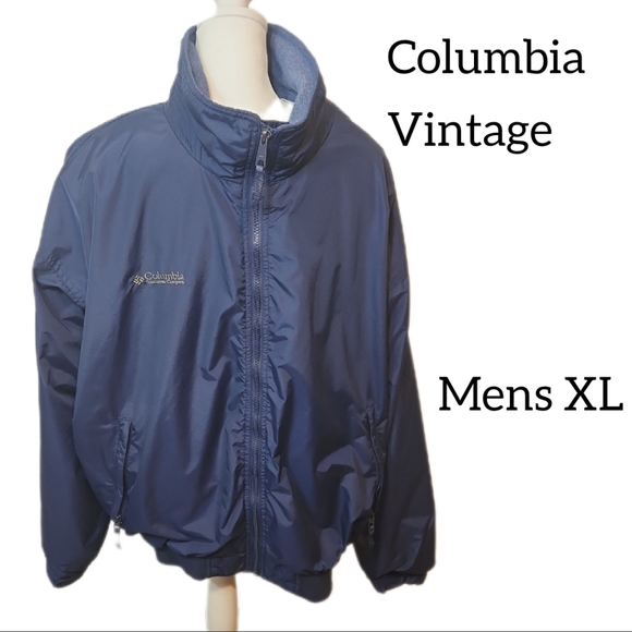 Columbia Other - COLUMBIA VINTAGE MENS BOMBER JACKET NAVY BLUE COLOR SIZE XL